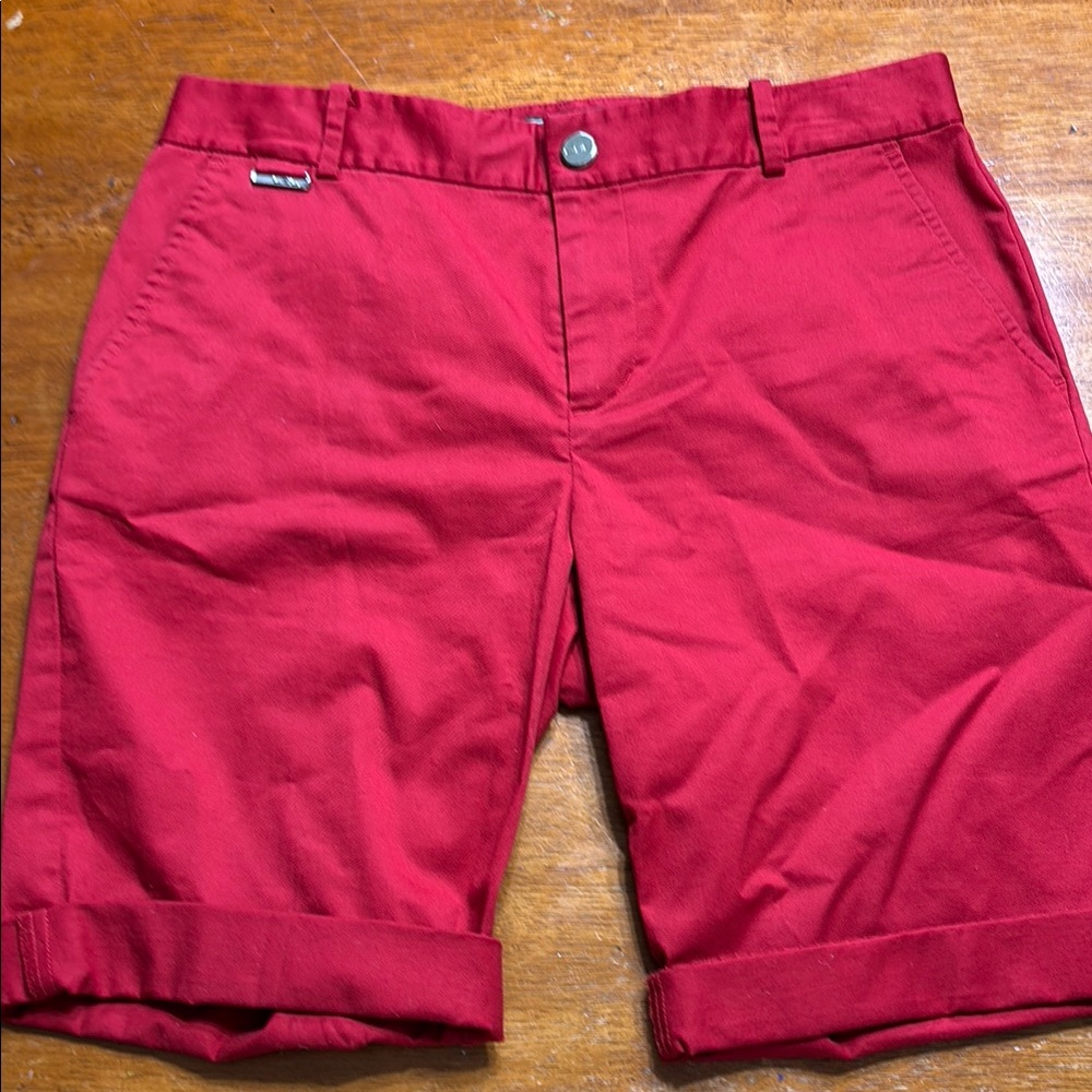 Ralph Lauren Men's Vibrant Red Flat Front Shorts